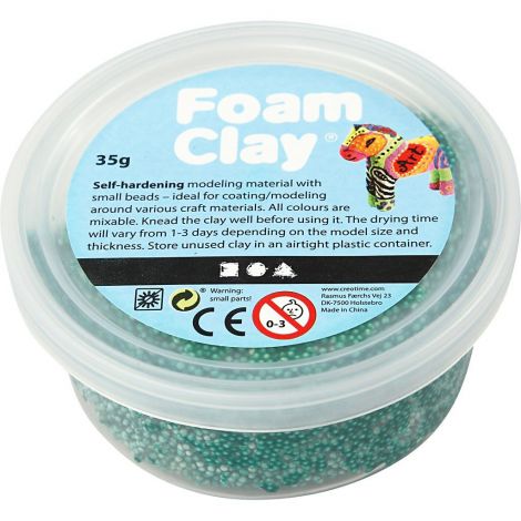 Masa modelarska Foam Clay 35 g, ciemno zielona
